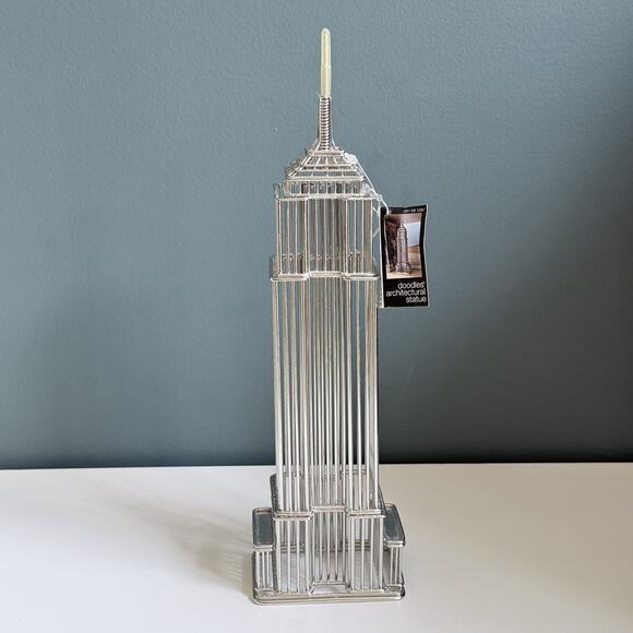 neat Other - Empire‎ State Building Destination Doodles Wire Statue New With Tag T67